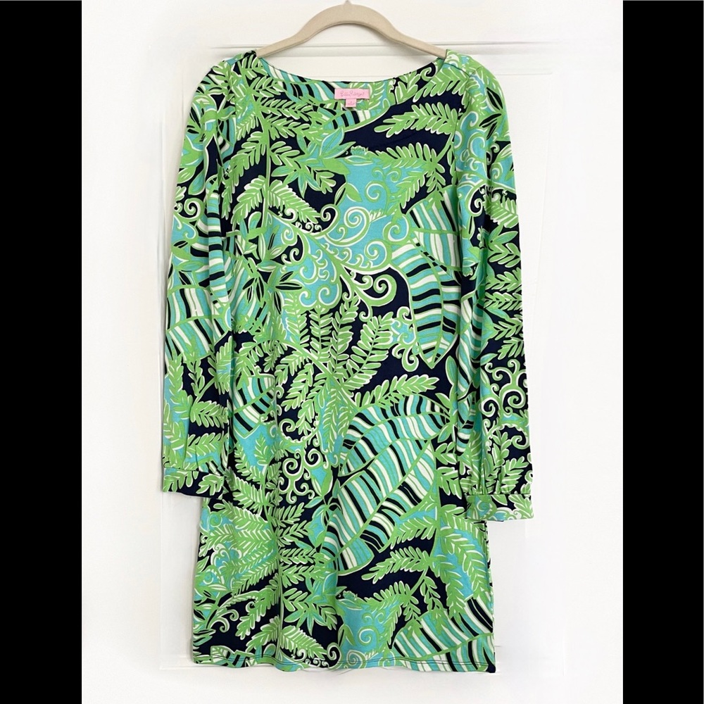 Lilly Pulitzer Silk & Cotton Ritchie Dress Bright Navy Size Small *Never Worn